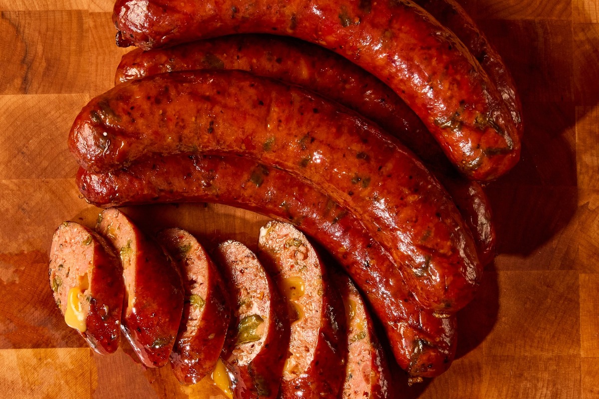 House-Made Jalape&ntilde;o Cheddar Sausages